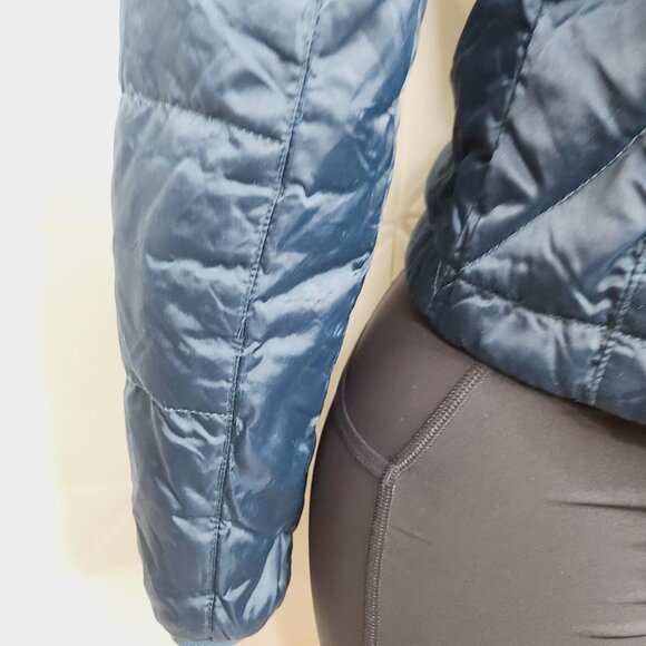 The North Face Women's Blue 550 Down Padded Outdoor Thermal Puffer Jacket Sz XS - Picture 5 of 10